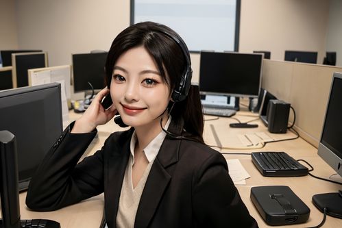 專業(yè)客戶服務中的女性客服 鏡頭下的專業(yè)與溫度